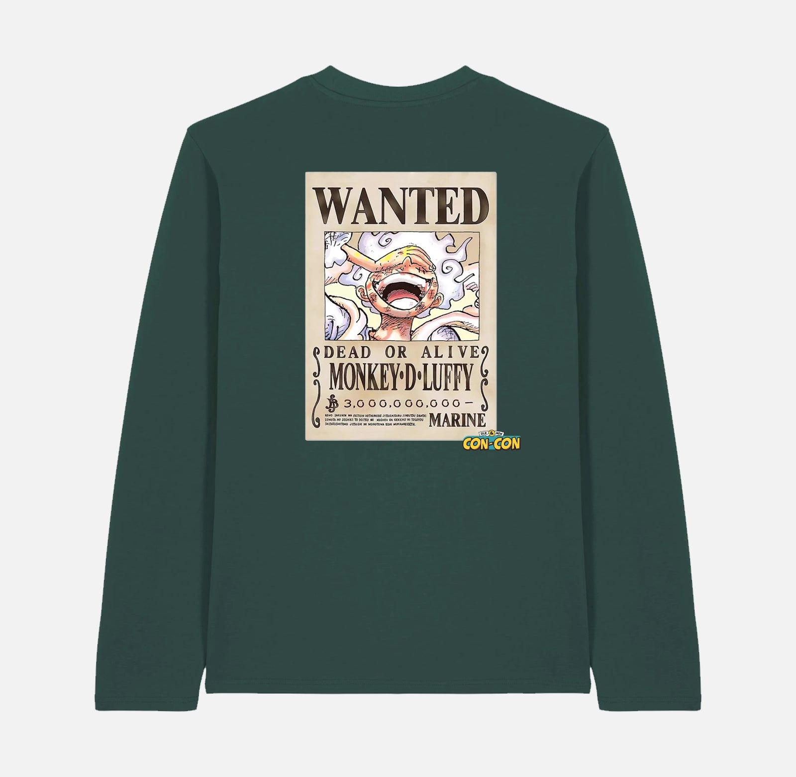 Luffy Wanted Longsleeve Tee