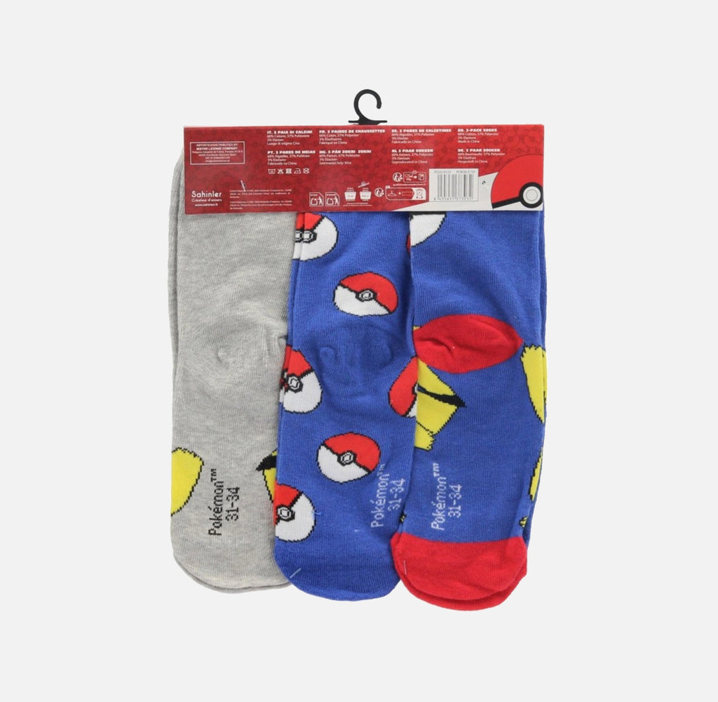 Pokémon 3-pack Socks Kids